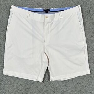 Peter Millar Crown Crafted Men's White Performance Golf Shorts 42 Golf Active